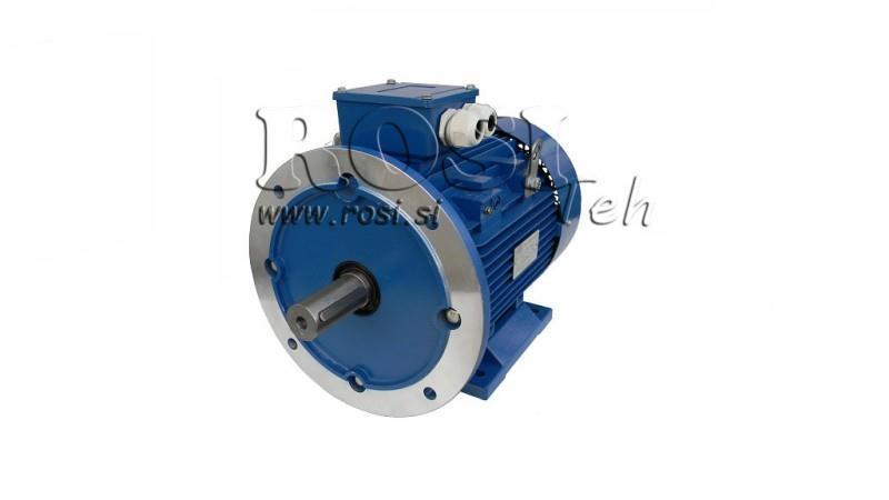 4kW-ELEKTROMOTOR MS100L2-2_2850rpm 3Faz nohy + príruba-B3B5