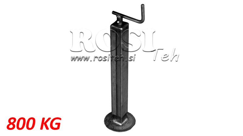 NAVOJNA PODPORNA NOGA (VIŠINA 630mm - HOD 330mm) - 800KG