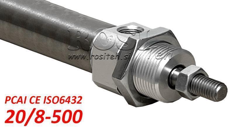 PNEVMATSKI CILINDER PCAI 20/8-500 CE ISO6432
