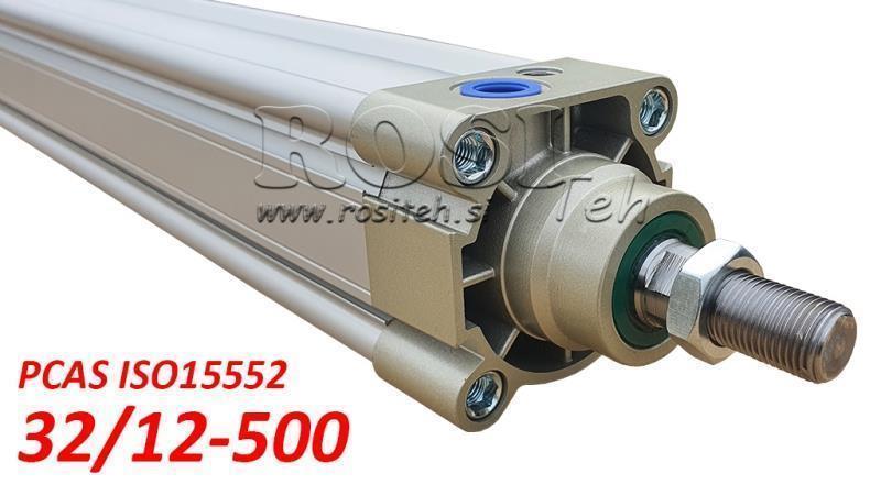 PNEUMATISCHE CYLINDER PCAS 32/12-500 BE ISO15552