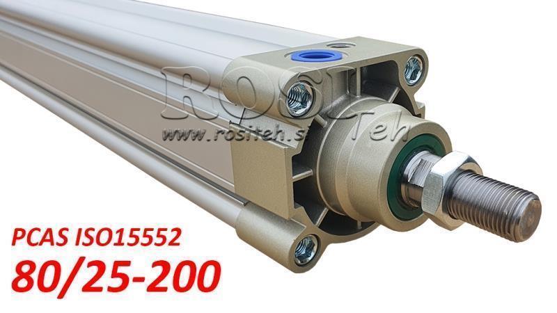 PNEUMATICKÝ CYLINDR PCAS 80/25-200 BE ISO15552