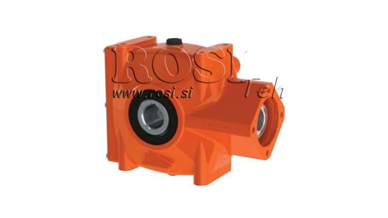 REDUCTOR - MULTIPLICATOR RT145 FOR HYDRAULIC MOTOR MP/MR/MS gear ratio 4,1:1
