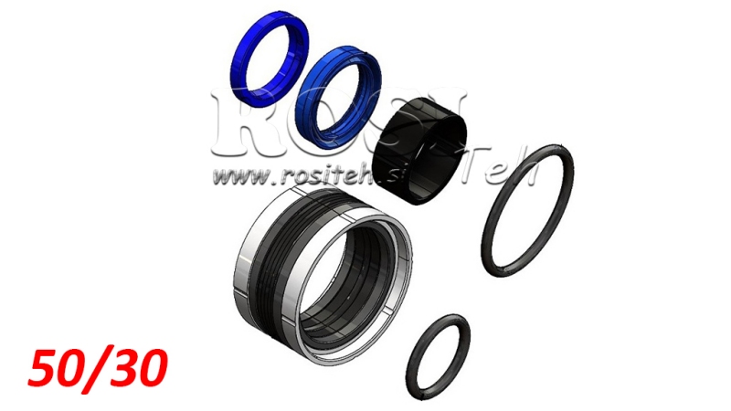 SET DI SIGILLI PER CILINDRO IDRAULICO 50/30