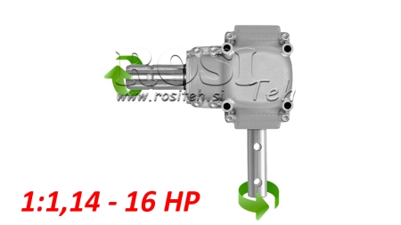 KUTNI REDUKTOR L-150J 1:1,14 (16KS-12kW)