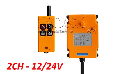 RÁDIOVÝ DIAĽKOVÝ OVLÁDAČ 2CH - 12/24V