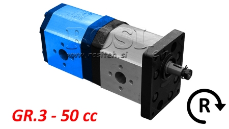 HYDRAULIKPUMPE 30C50X242 HINTEN GR.3 50 CC RECHTS