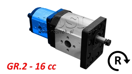 HÜDRAULILINE PUMP 20C16X201 TEINE GR.2 16 CC PAREM
