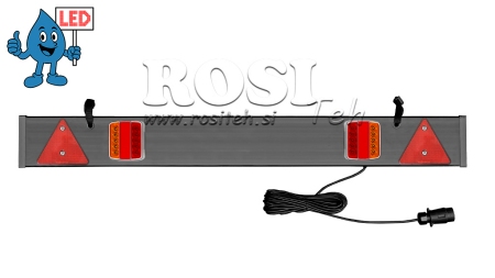 KOMPLETNÁ SADA LED SVETIEL PRE PRÍVESY 12/24V
