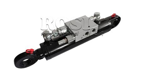  HYDRAULIC CYLINDER 60/40-180 WITH REVERSIBLE VALVE FOR PLOW