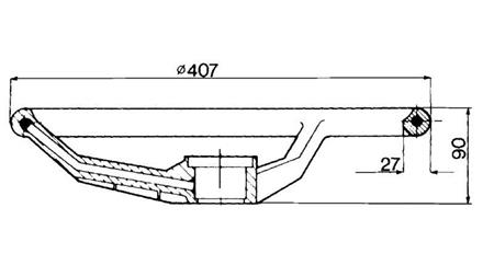 Lenkrad Durchmesser 400 - h 90