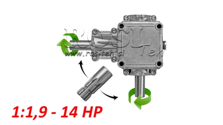 KUTNI REDUKTOR PTO 1:1,9 (14HP-10kW)