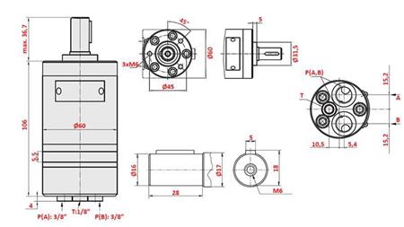 HIDRAULIKUS MOTOR MM 12,5