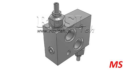 HYDRAULISK TRYCKREGULATOR 30-210 BAR FÖR HYDRAULISK MOTOR MS