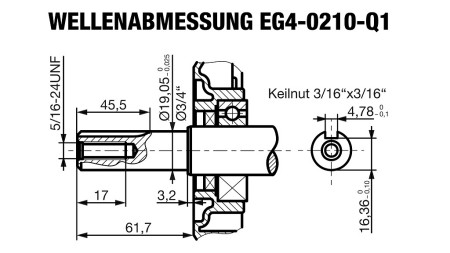 Benzinmotor EG4-200cc-5.10 kW-3.600 U/min-E-KW20x53-E-Starter