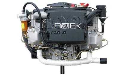 Dieselmotor 870cc-15.2kW-3.600 U/min-V-E-KW25.4 (1 Zoll)x78.8-elektrischer Start