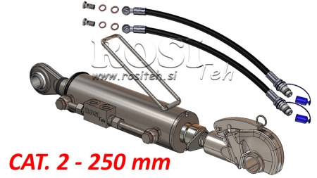 3ÈME POINT HYDRAULIQUE CROCHET FILETÉ CHAPE - CAT. 3 - 80/40-250 (+95HP)(32,2)