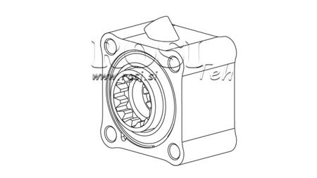 HYDRAULISK PUMPE DRIFT - ZF1 ALUMINIUM