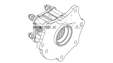 POHON HYDRAULICKÉHO ČERPADLA - MERCEDES ATEGO-1  -7 HOLES