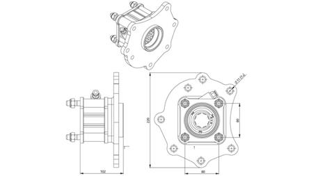 UKAPČALICA ZA HIDRAULIČNO PUMPU - MERCEDES ATEGO-1 -7 HOLES