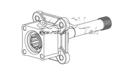 ULOSTULO HYDRAULISELLE PUMPULLE - VOLVO SR-1700-1
