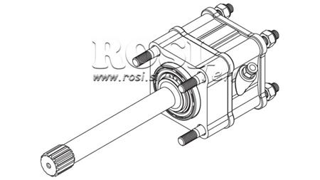 VÝSTUP PRO HYDRAULICKÉ ČERPADLO - MUŽ