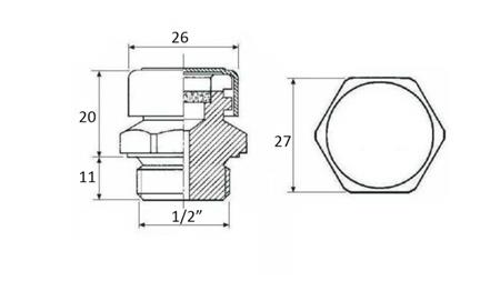 HYDRAULIC VENT FOR PTO 1/2