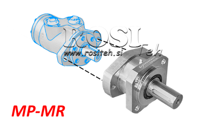 FLANGIA PORTACUSCINETTO PER MOTORE IDRAULICO MP-MR