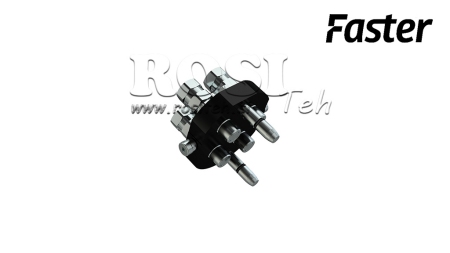 ACOPLAMENTO MULTI-FASTER 4 VIAS BSP 3/8 PARTE MÓVEL