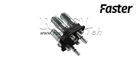 MULTI-FASTER SPOJKA 5CESTNÁ BSP 3×1/4 2×3/8 MOBILNÁ ČASŤ