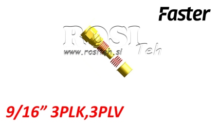 CUPLĂ RAPIDĂ FEMEIE PENTRU MULTI-FASTER 9/16 3PLK 3PLV PARTE FIXĂ