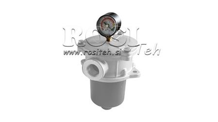 VAKUUMMETER FÜR HYDRAULIKFILTER -1 - 0 BAR - 1/8