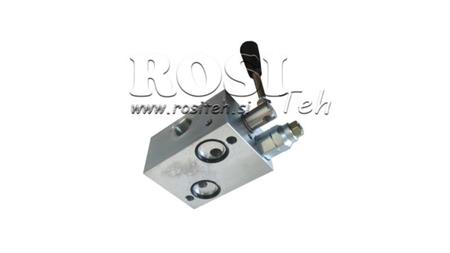 MANUAL VALVE FOR HYDRAULIC MOTOR MP-MR-MH CLOSE CENTER - 50lit