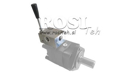 MANUAL VALVE FOR HYDRAULIC MOTOR MS CLOSE CENTER - 50lit
