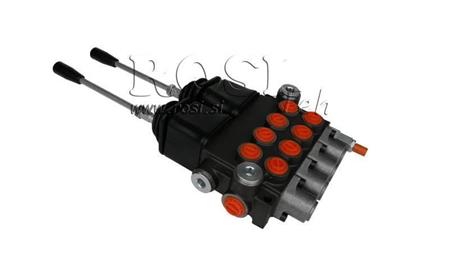 HYDRAULIC VALVE 4xP40 + 2x JOYSTICK