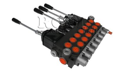 HYDRAULIC VALVE 7xP40 + 2x JOYSTICK