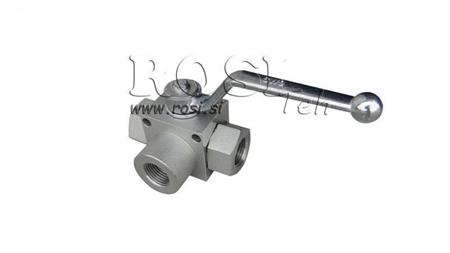 MANUAL 3 WAY PIPE RS3 3/4 - 400BAR - 100 lit