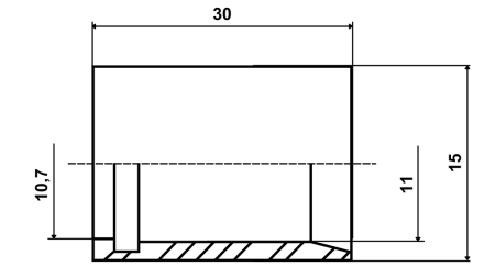 OBUHVAT ZA PTFE CEV SAE100 DN6 (1/4