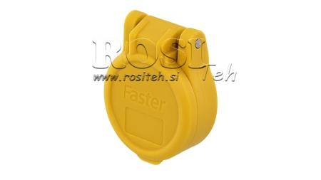ŽUTI ZAŠTITNI POKLOPAC PVC ŽENSKE BRZE SPOJKE PUSH PULL