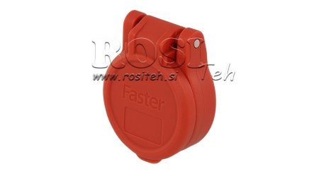 CRVENI ZAŠTITNI POKLOPAC PVC ŽENSKE BRZE SPOJKE PUSH PULL