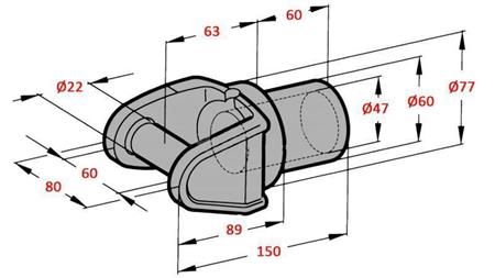 TIPPING TRAILER BALL LOWER