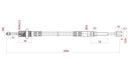 Pleteni L=3000 - vilice
