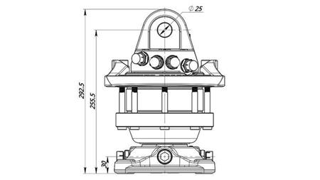 HIDRAVLIČNI ROTATOR 4500/2250 KG S PRIROBNICO  