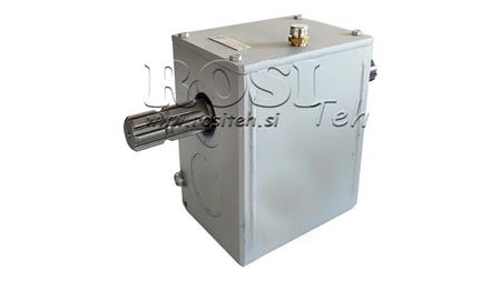 Traktora samazinātājs - 1:1.85 (80HP-60kW) vīriešu-vīriešu