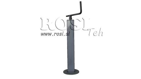 THREADED PARKING JACK FOR TRAILERS (HEIGHT 750mm - STROKE 430mm) - 1.000KG