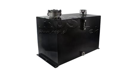 METAL OIL TANK 75 LITER CUBE 400x355x600mm SET WITH ACCESSORIES