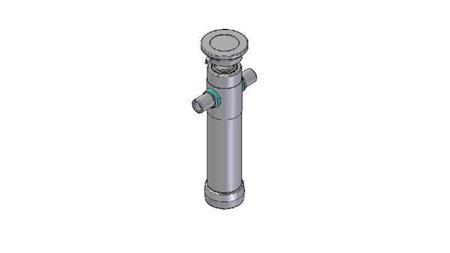 2022S -TELESKOPZYLINDER STANDARD/KUGEL 2 STUFEN HUB 595 DURCHMESSER 80