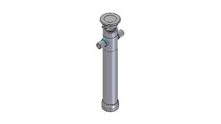 2025S -TELESCOPIC ZYLINDER STANDARD/KUGEL 2 STUFEN HUB 895 DURCHMESSER 80