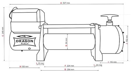 24 V ELEKTRICKÝ NAVIJAK DWT 14000 HD - 6350 kg