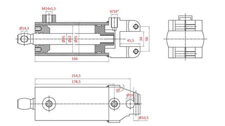 HYDRAULICKÝ VALEC RIADENIA MASSEY FERGUSON  OEM-1605121M91, 1605121M92 532193M91, 3773711M91