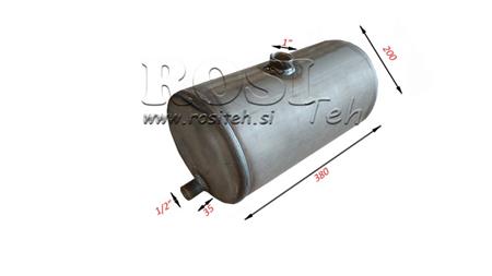 OIL TANK OUT OF METAL 11lit  Dia.200-380mm